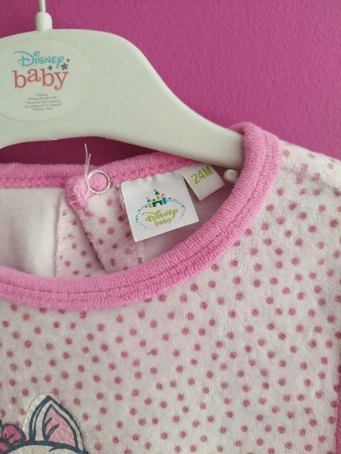 Pyjama velours Marie Disney taille 24 mois b7 - photo numéro 5