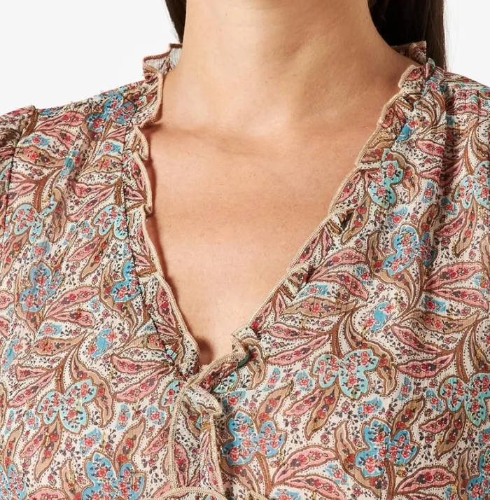 Robe courte imprimée Naf Naf – Neuve étiquette – Taille 38 - photo numéro 4