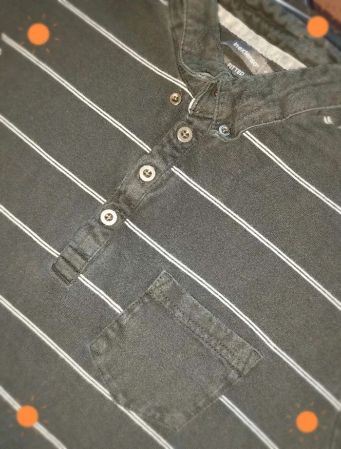 Polo ML noir et blanc TS - photo numéro 2