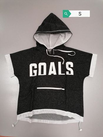 Tee-shirt à capuche oversize S