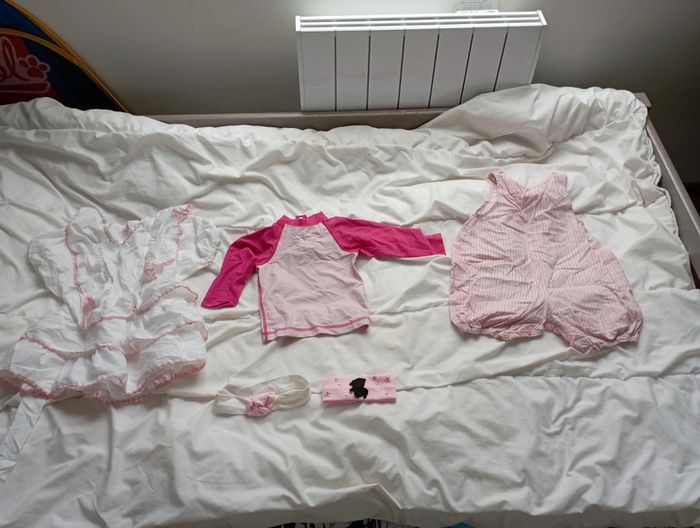 Lots 5 pièces 18 mois fille été marques diverses