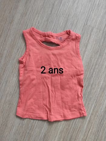 Débardeur fille 2 ans