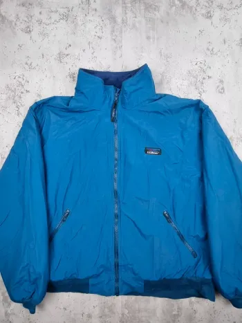 Veste zippée polaire L.L. Bean bleu – Taille L Homme (mesures en photos)