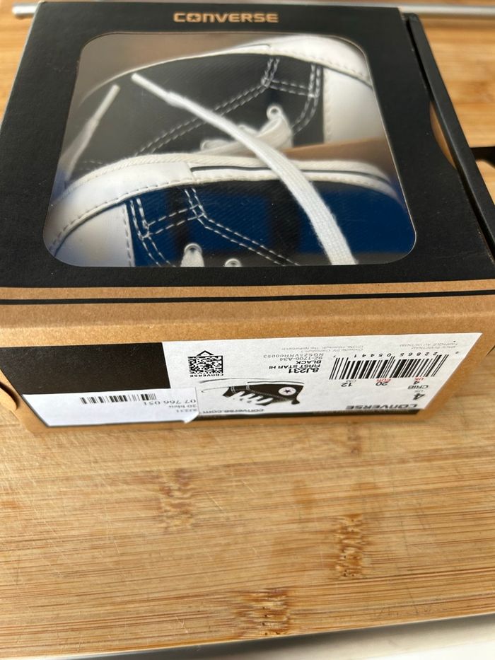 Converses noir TBE pointure 20