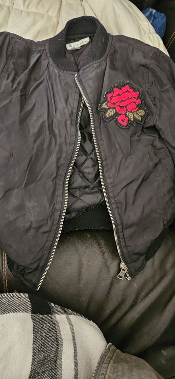 Blouson style bombers fille