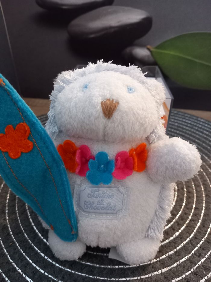 Peluche hérisson tartine et chocolat 13cm - photo numéro 2