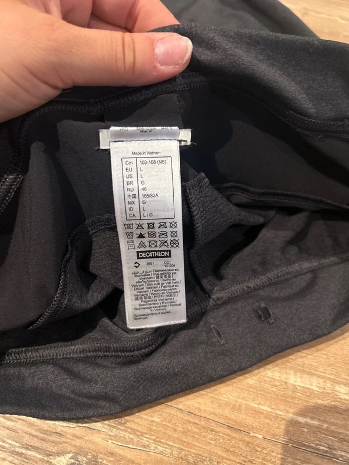 Legging de sport 3/4  gris - photo numéro 3