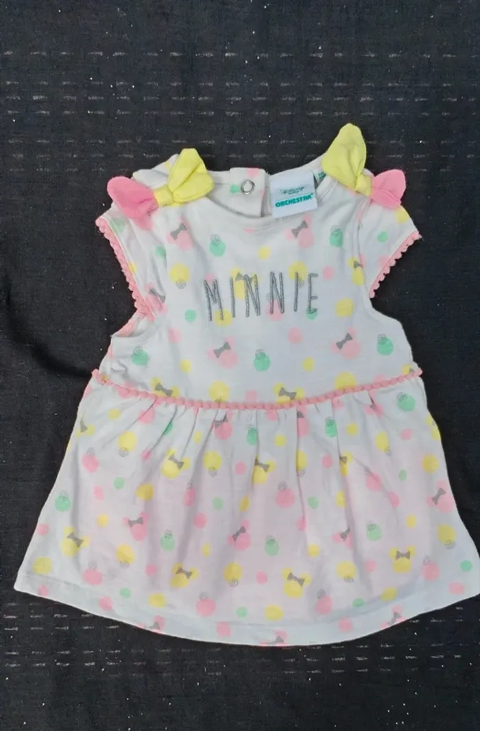 Robe Minnie Disney 1 mois - Bébé fille
🎀
