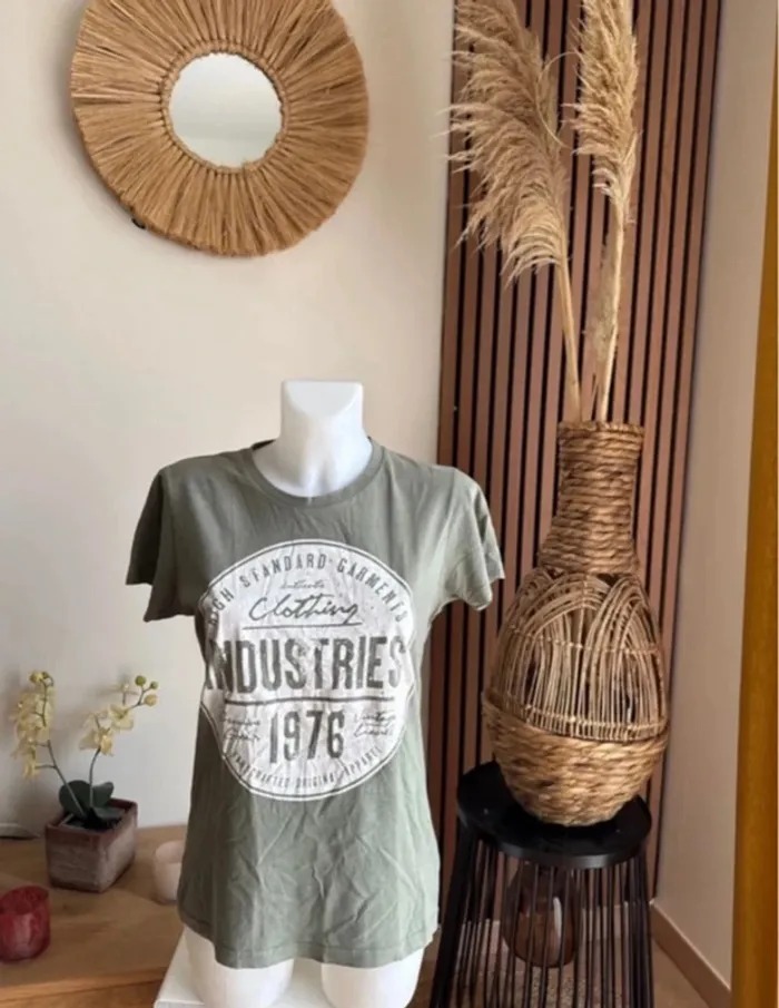 T-shirt kaki SMOG - photo numéro 2