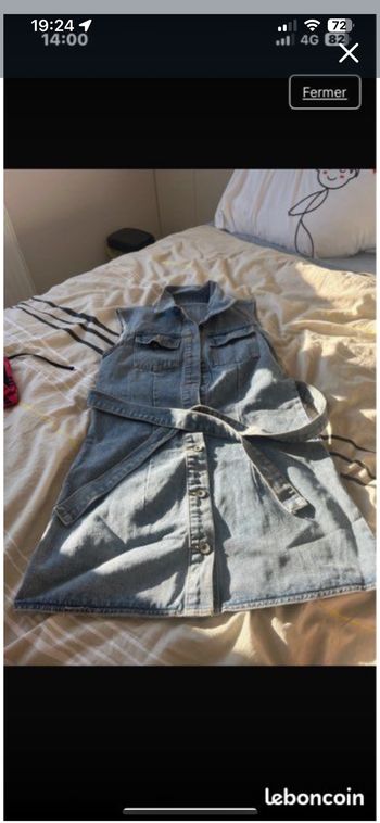 Robe en jean