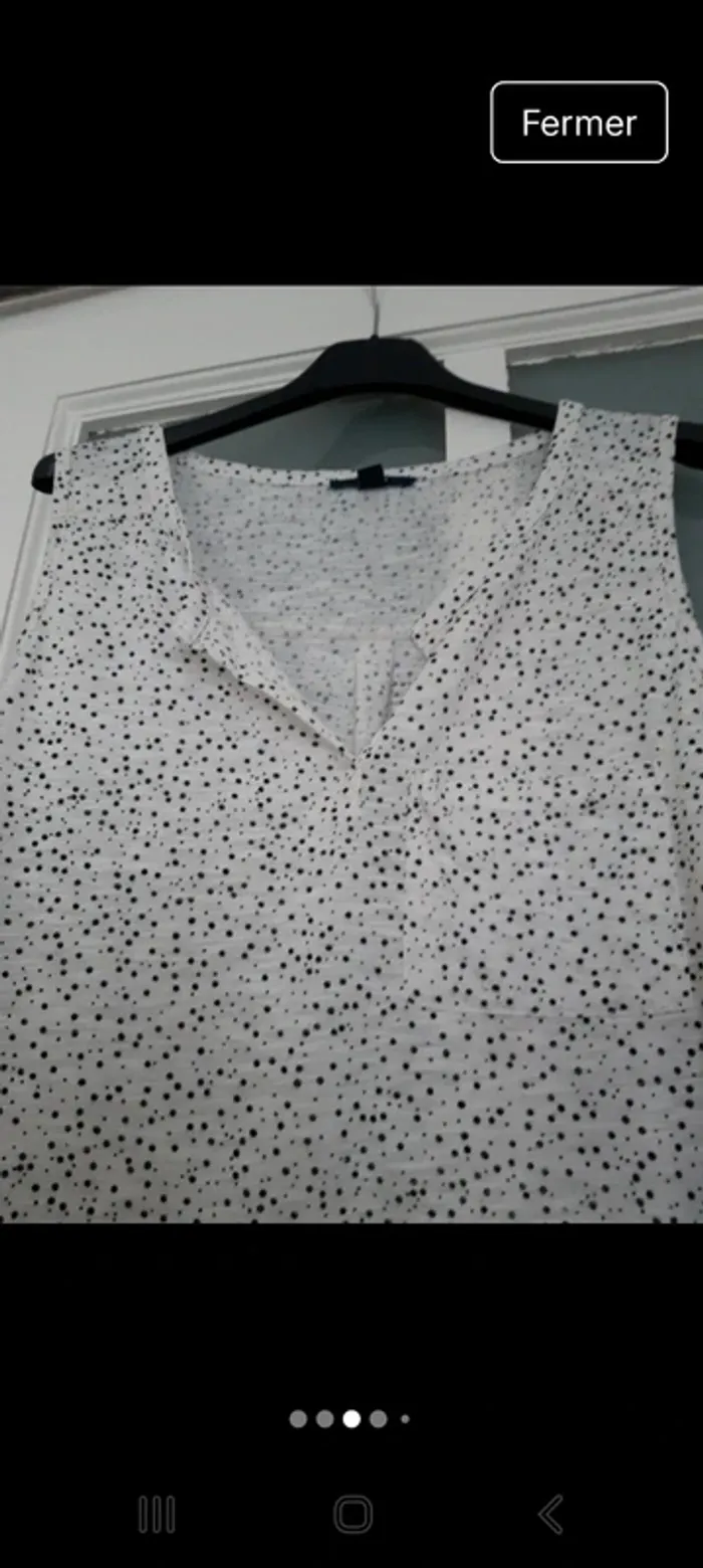 Haut blanc et motifs 40 - photo numéro 5