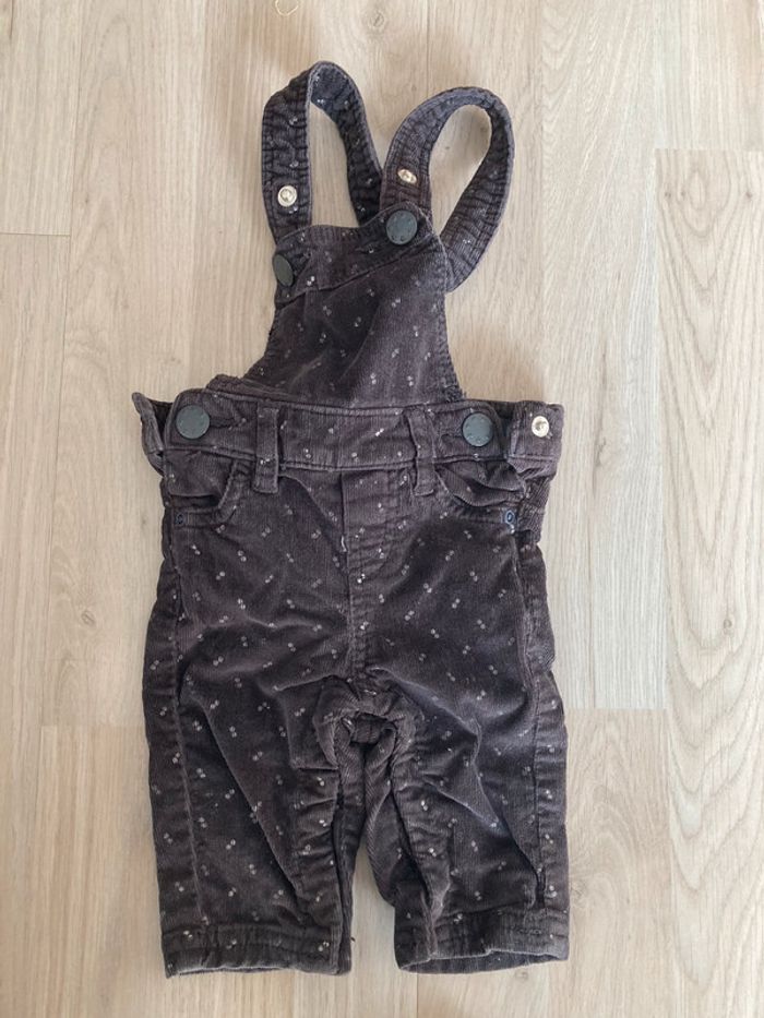 Salopette velours noir