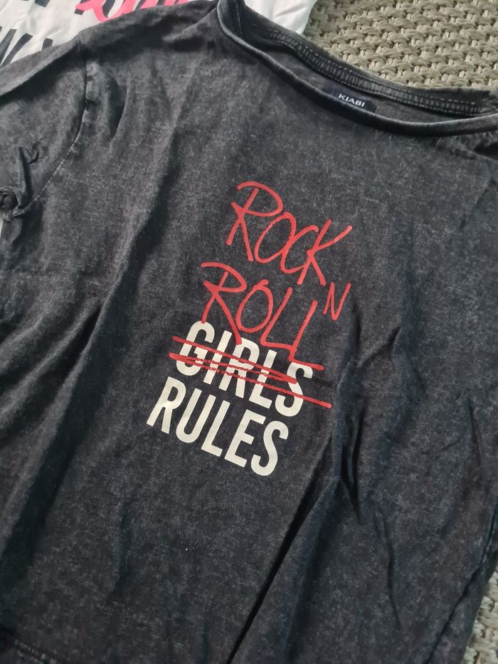 Lot de 3 t-shirts imprimés manches courtes fille - 6 ans - photo numéro 5