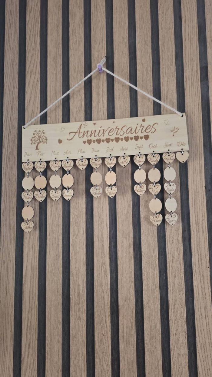 Calendrier anniversaire - photo numéro 3
