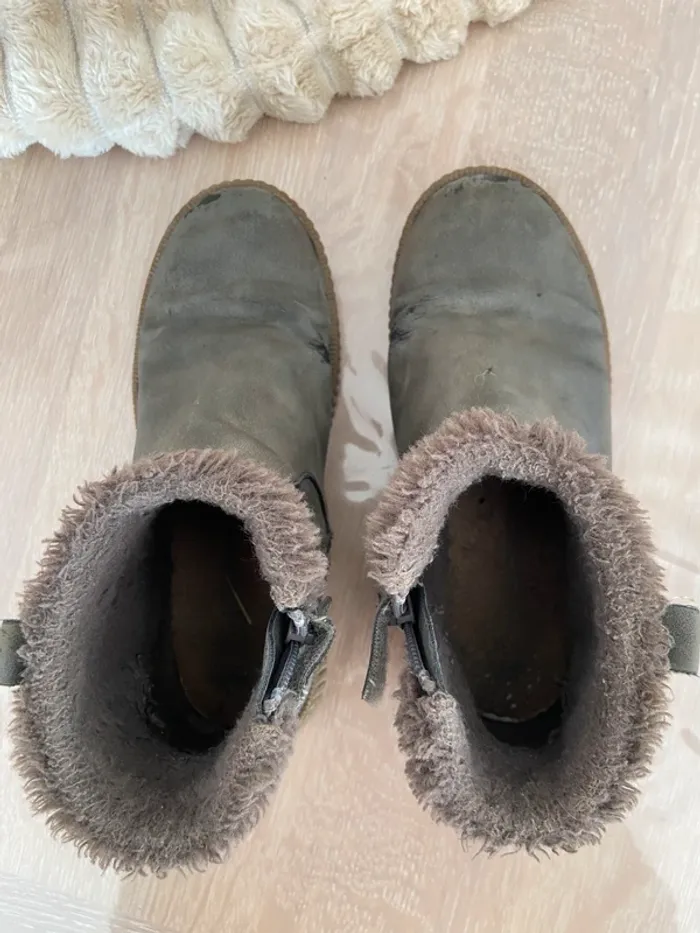 Bottines fille, fourrées, 34 - photo numéro 2