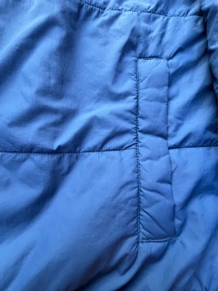 Doudoune the north face bleu/noir taille S - photo numéro 4