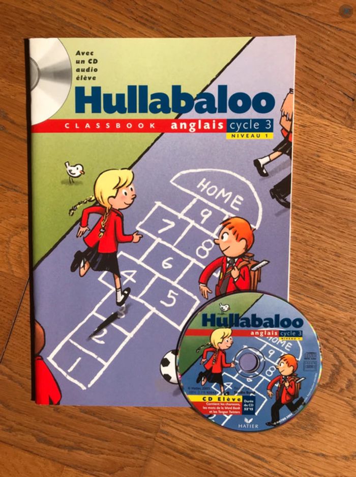 Hullabaloo - Anglais Cycle 3 Niveau 1, Classbook + CD audio élève intégré