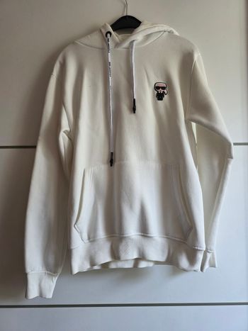 Sweat blanc Karl Lagerfeld