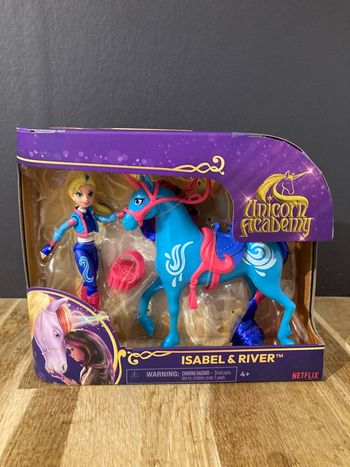 Coffret unicorn académie l’école des licornes Isabel et River neuf sous blister