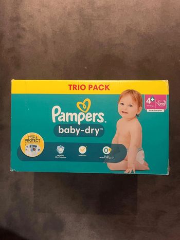 Pampers trio pack taille 4+