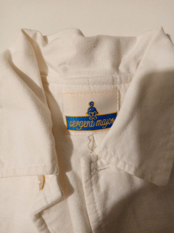 Veste blanche Sergent Major T 6 mois - photo numéro 2