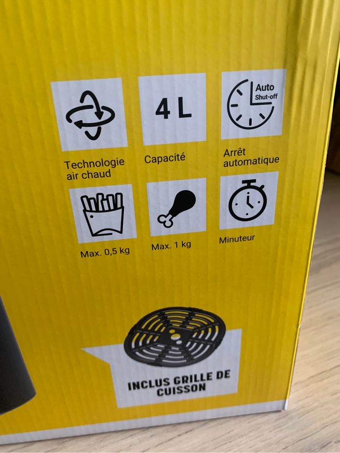 Air Fryer Friteuse 4L AF14 Zanussi - photo numéro 3