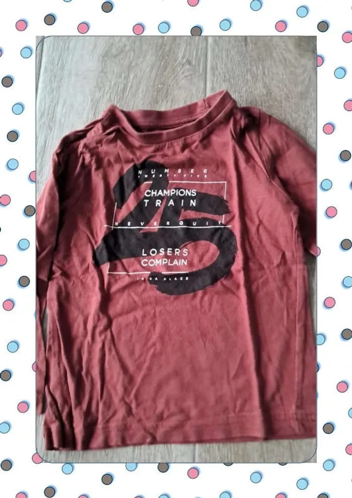 Tshirt manche longue 4 ans - photo numéro 2