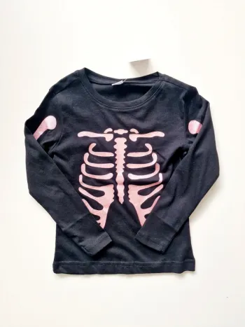 Zeeman - Tee-shirt manches longues - Halloween - Neuf avec étiquette ! (4 ans)