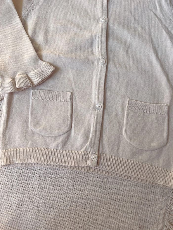 Gilet maille fine idéal mi-saison beige 86 - photo numéro 4