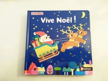 Livre cartonné Kididoc - Vive Noel