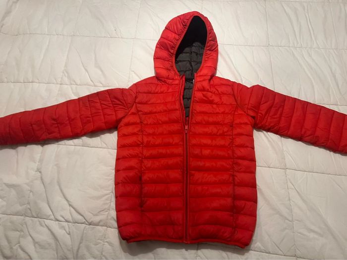 veste doudoune rouge