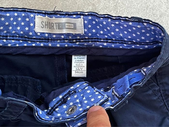 Short bleu marine - Okaïdi - 3 ans - photo numéro 2