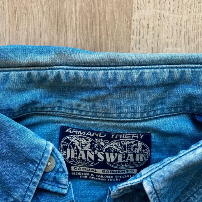 Armand Thiery Jeans Wear Casual Garment Chemise Jeans Homme Bleu Urban Street (Taille L) - photo numéro 3