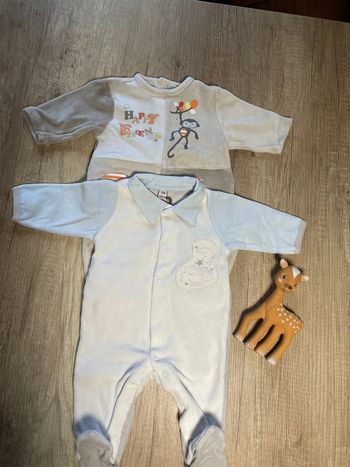 Lot de 2 pyjamas 3 mois garçon