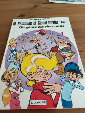 BD M Rectitude et Genial Olivier tome 12 Un génie est chez nous