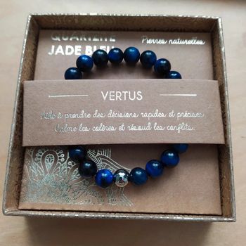 Bracelet Jade bleu