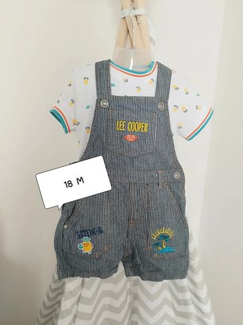Ensemble salopette bébé garçon
