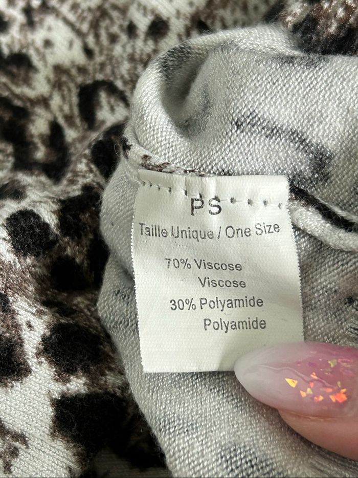 Pull léopard à manches longues Enzoria taille unique jamais porté - photo numéro 10