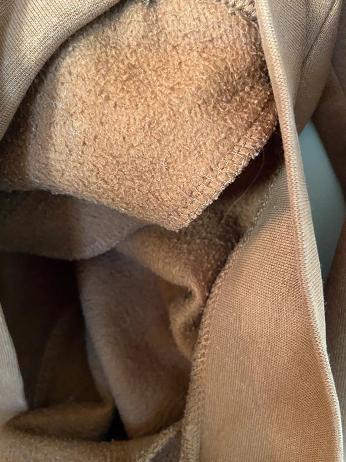 Sweat-shirt à capuche caramel Celio taille M - photo numéro 8