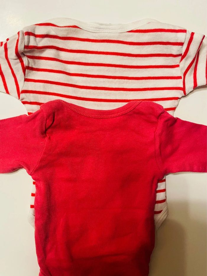 Lot bodies manches longues - 3 mois - photo numéro 3