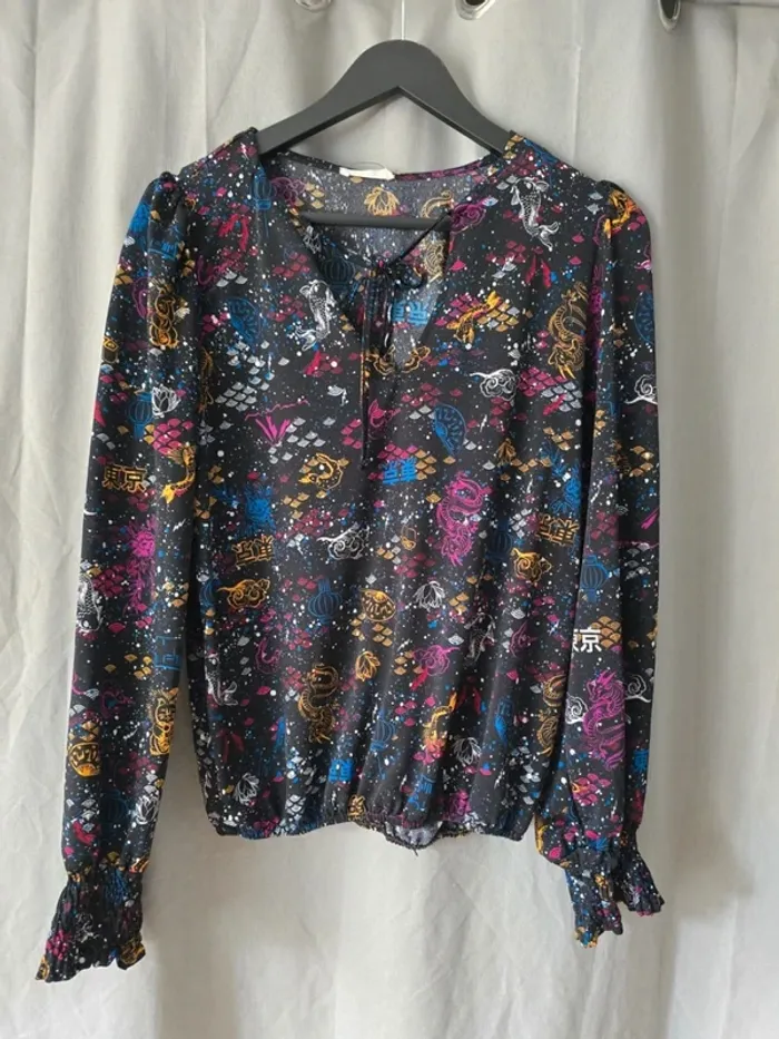 Blouse manches longues