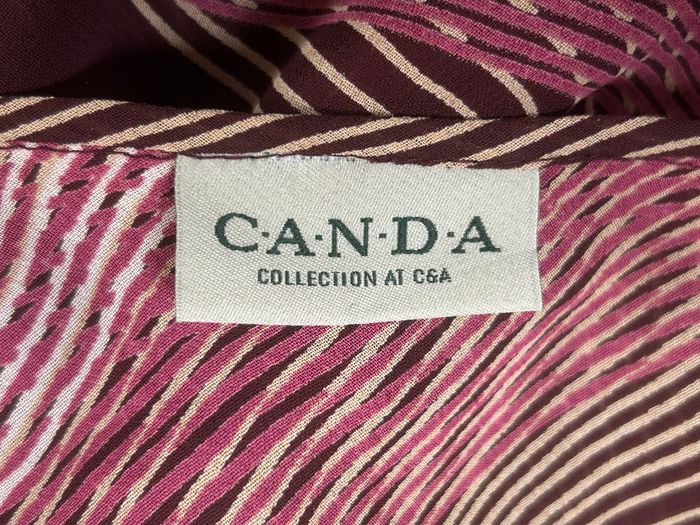 Tunique rose bordeaux transparente Canda - Taille 50/52 - photo numéro 6