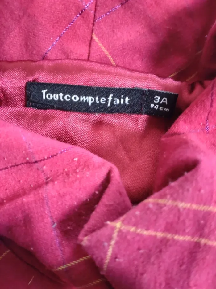 Jolie robe à carreaux fille Tout Compte Fait 3 and - photo numéro 2