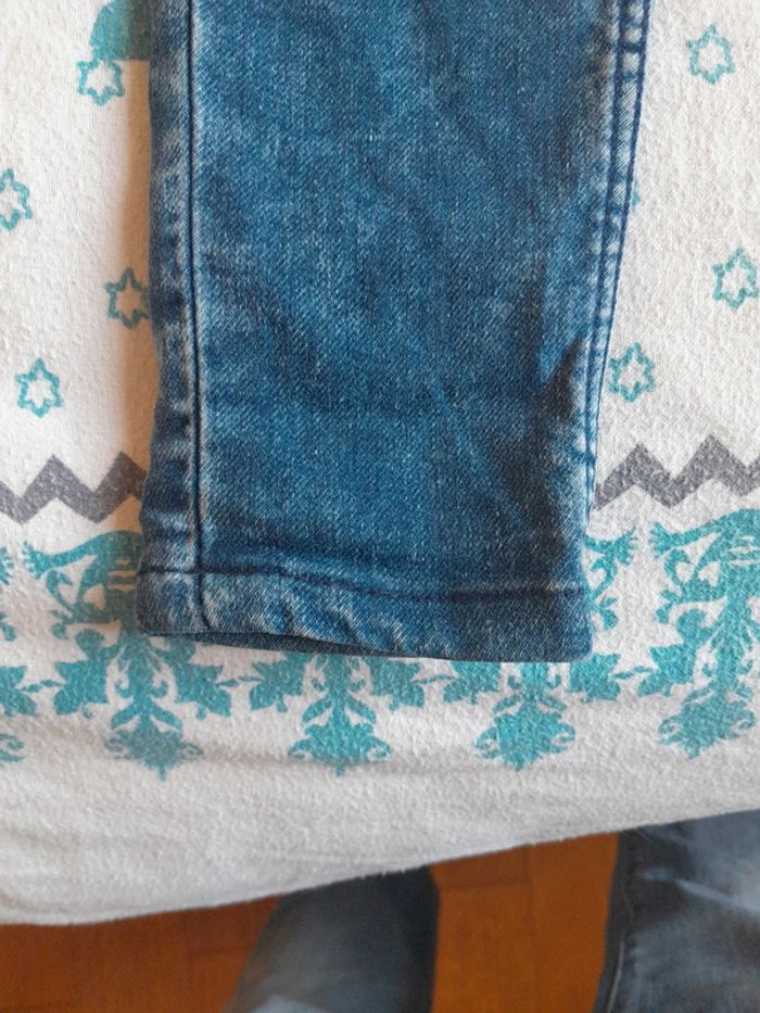 Jeans fille avec ceinture à fleurs creeks 7 ans - photo numéro 3