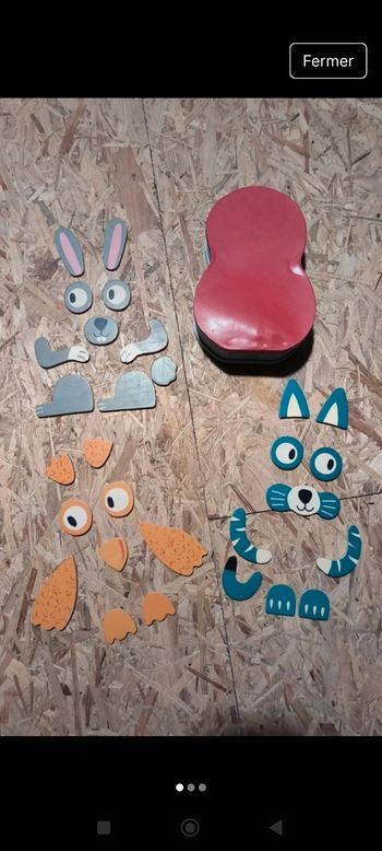 Jeu aimanté animaux