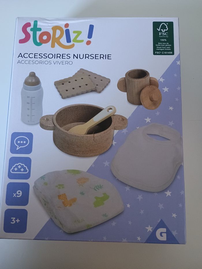 Kit nurserie en bois neuve - photo numéro 2