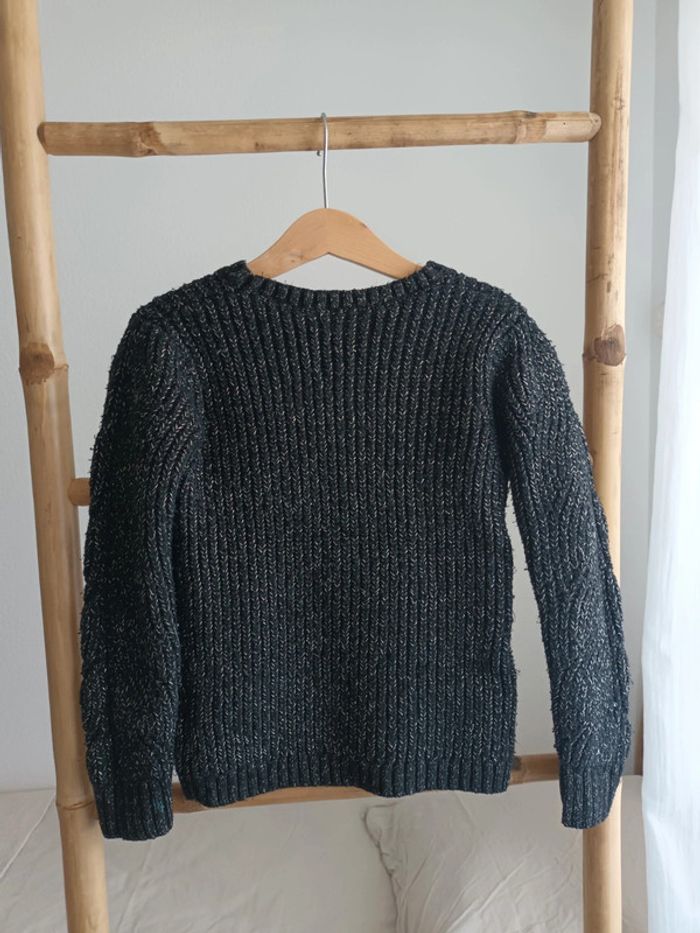 Pull noir pailleté 10 ans - photo numéro 3