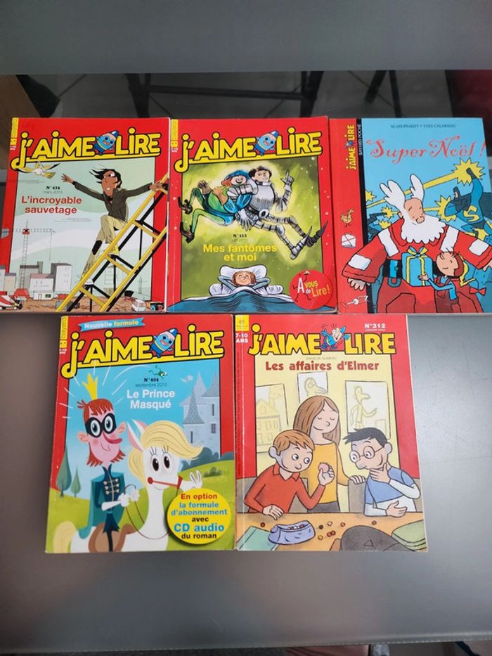 Lot de livres J'aime lire