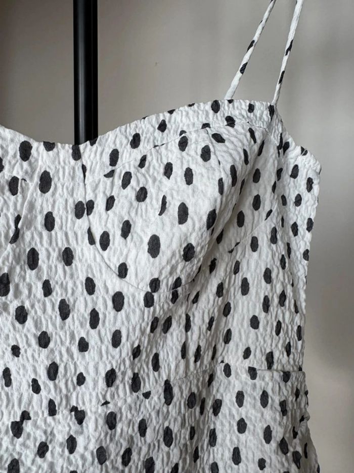 Robe blanc noir M Zara - photo numéro 3