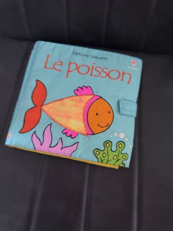 Livre tissu poisson 
